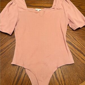 Pink Short Sleeve Bodysuit